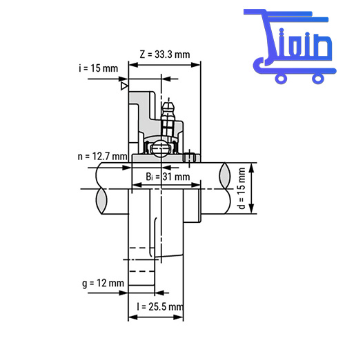 مشخصات یاتاقان ucf 203