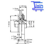 مشخصات یاتاقان UCFC 206