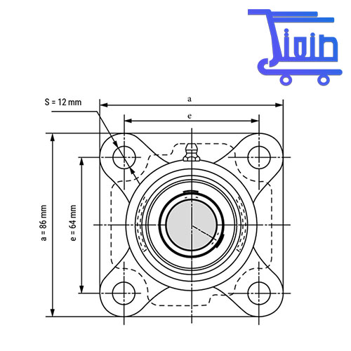 مشخصات یاتاقان ucf 202