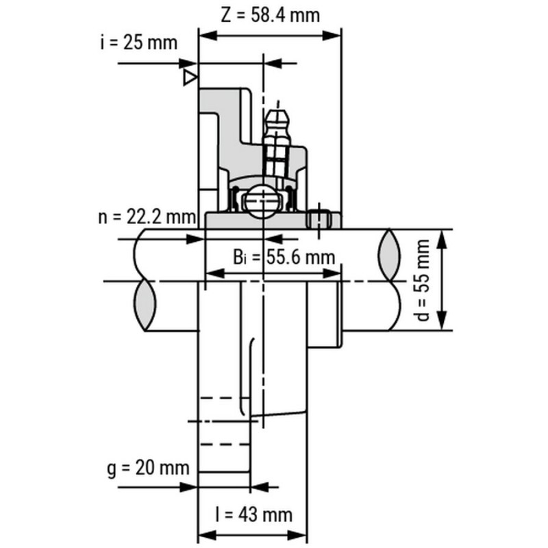 یاتاقان-ucf-218ویژگی