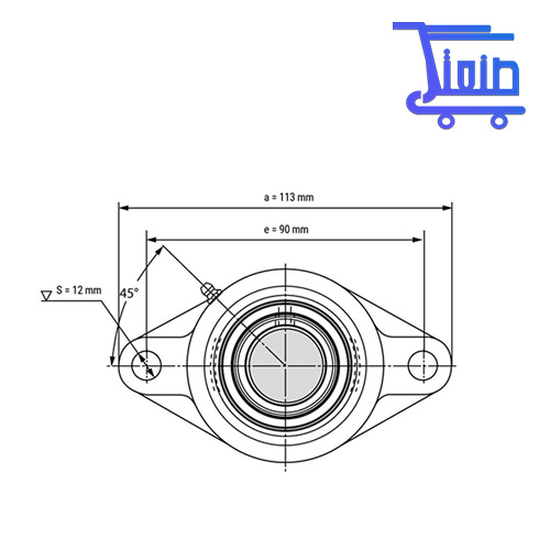 مشخصات یاتاقان UCFL 202