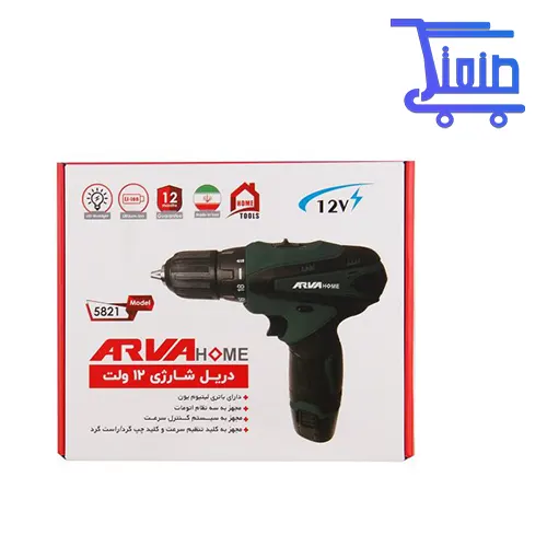 دریل پیچ گوشتی شارژی خانگی ۱۲ ولت مدل ۵۸۲۱